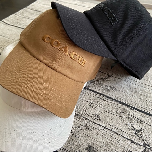 NWT! Coach embroidered baseball hat - Black color, original tags attached - Picture 2 of 15